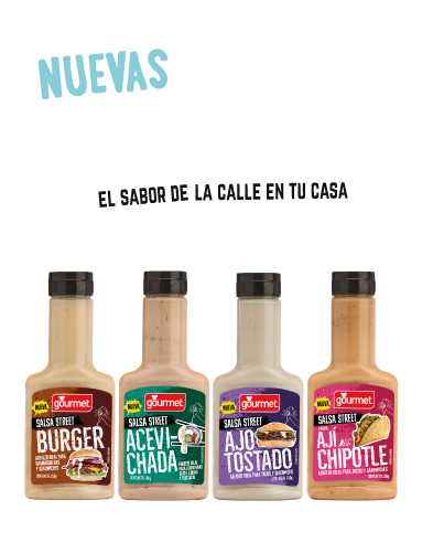 Nuevas salsas street, el sabor de la calle en tu casa