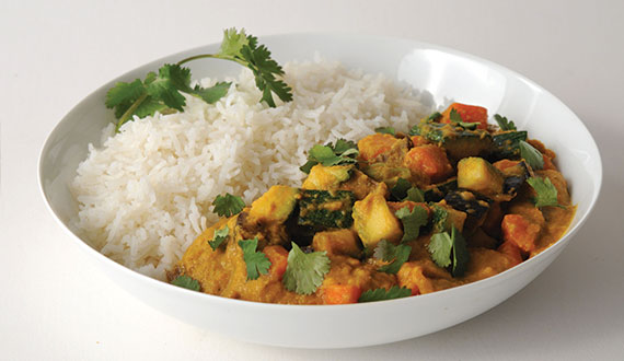 Receta Curry de Verduras