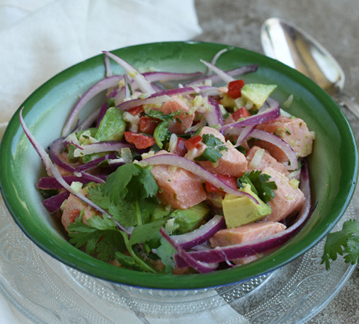 Receta de Ceviche de Salmón | Gourmet