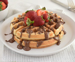 Receta Waffles con Nutella | Gourmet