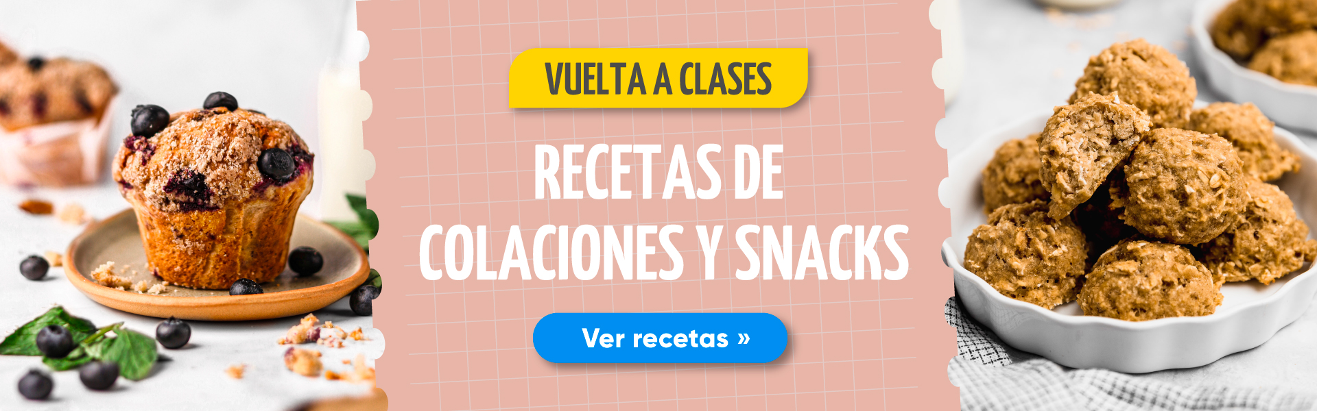 Vuelta a clases - Recetas de colaciones y snacks Gourmet